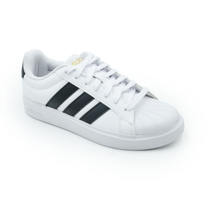 TENIS FEMININO CASUAL ADIDAS STREETTALK  KJ7808 FTWWHT/CBLACK/GOLDMT