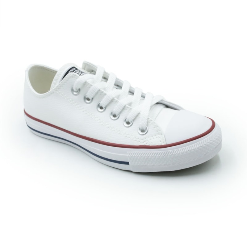 TENIS FEMININO CASUAL ALL STAR CHUCK TAYL CT04500001 BRANCO/VERMELHO/MARINHO