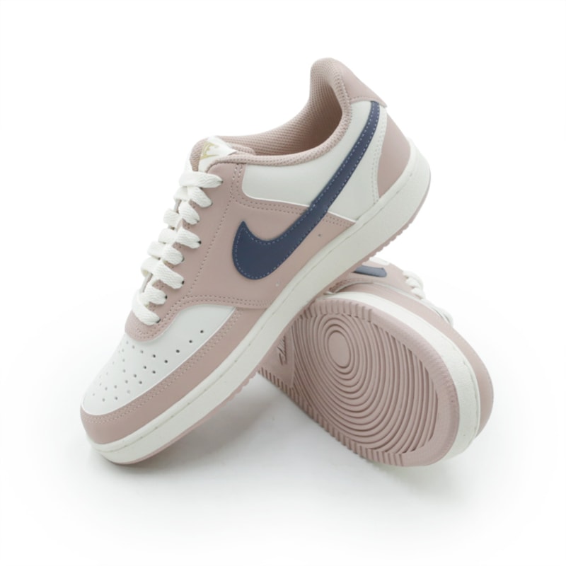 TENIS FEMININO CASUAL NIKE COURT VISION DH3158 606BEGE