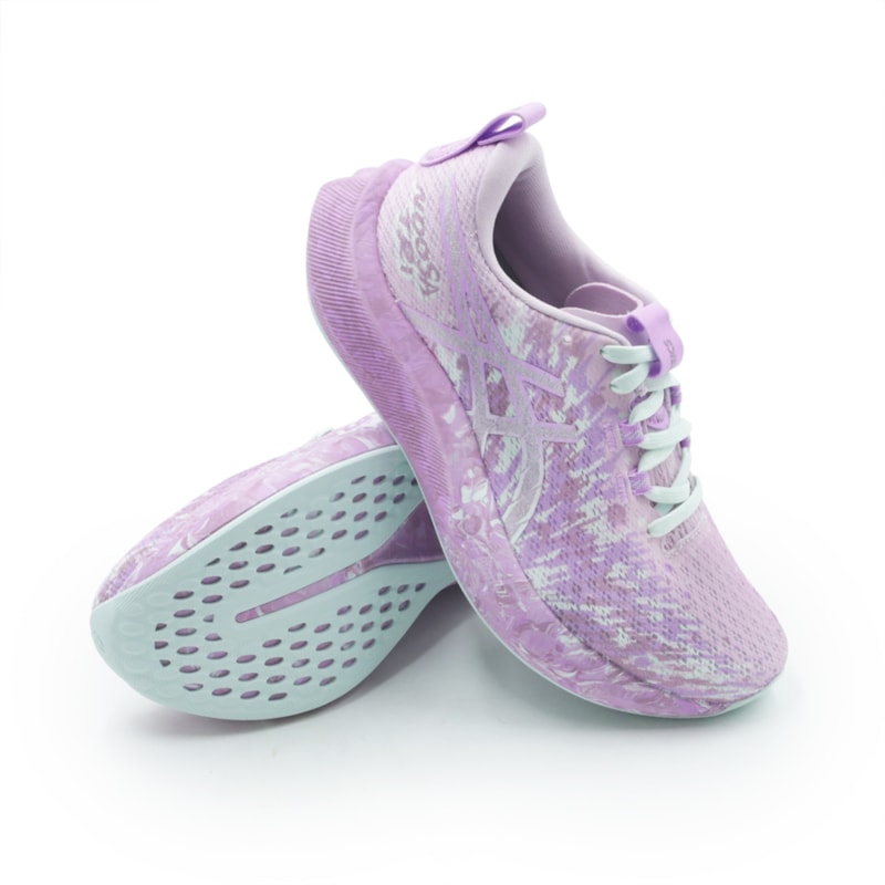 TENIS FEMININO RUNNING ASICS  1012B675701 LILAS.
