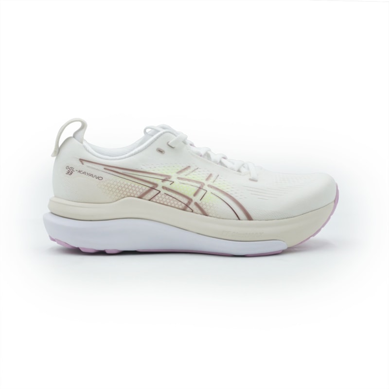 TENIS FEMININO RUNNING ASICS GEL-KAYANO  1012B939P-100 100WHITELILAC
