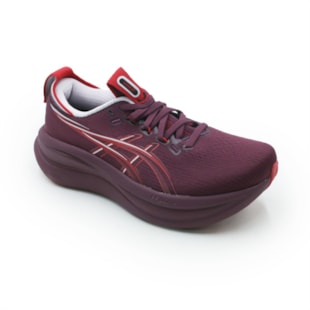 TENIS FEMININO RUNNING ASICS GEL-NIMBUS  1012B899P-503 503PURPLERED