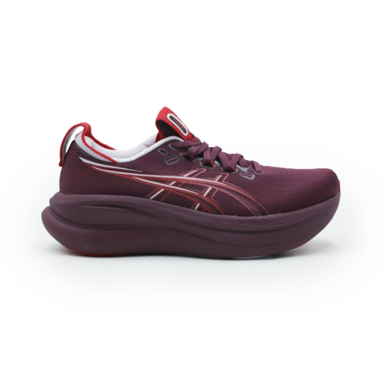 TENIS FEMININO RUNNING ASICS GEL-NIMBUS  1012B899P-503 503PURPLERED
