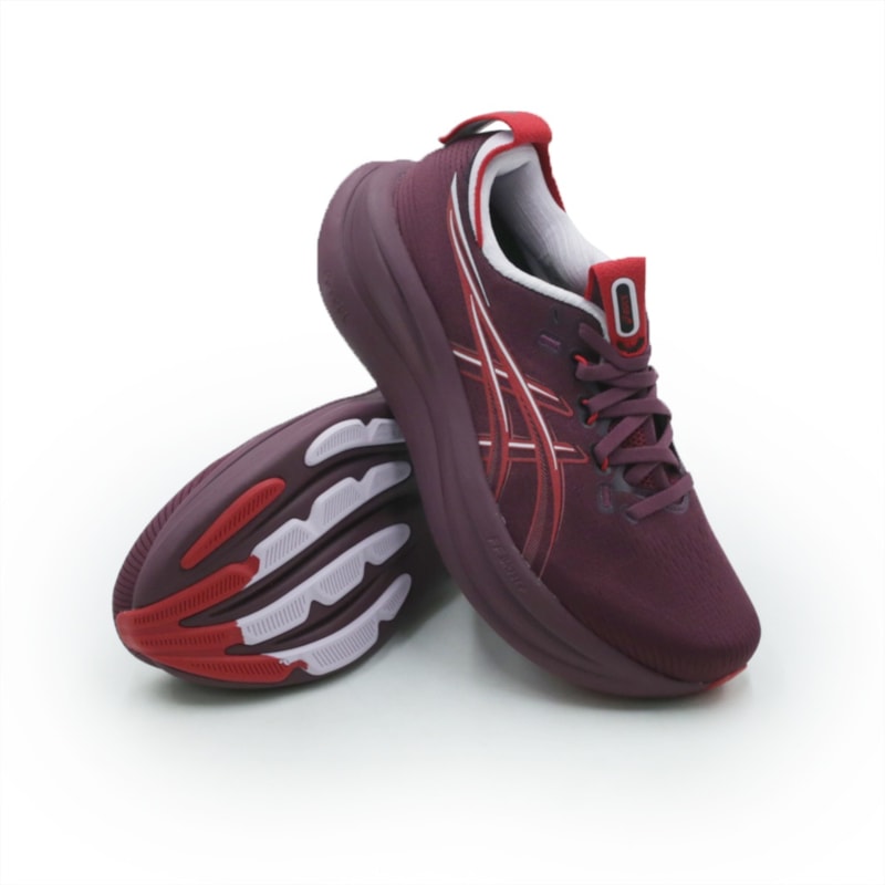 TENIS FEMININO RUNNING ASICS GEL-NIMBUS  1012B899P-503 503PURPLERED
