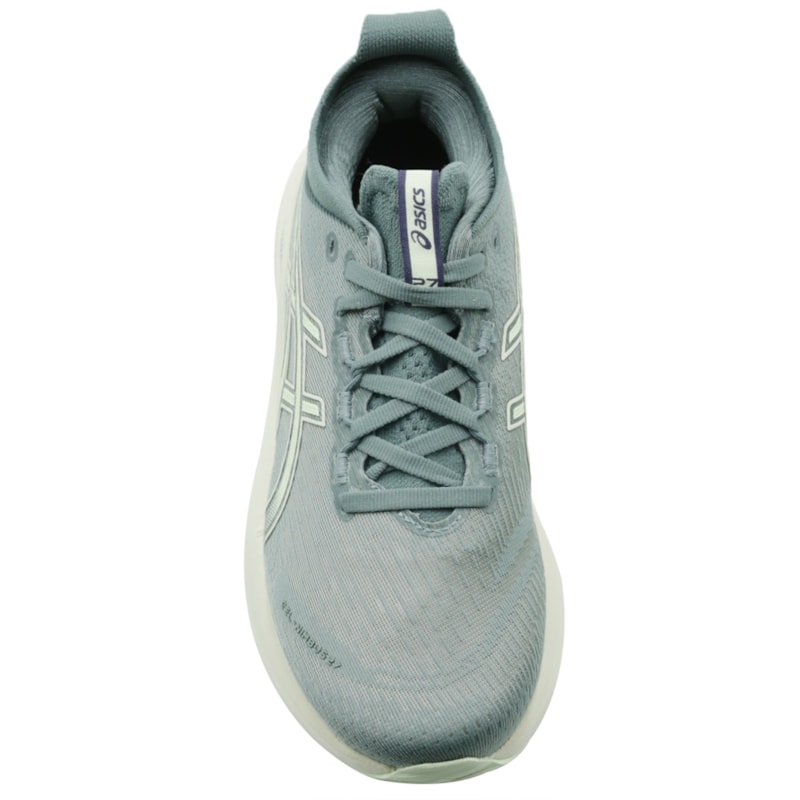 TENIS FEMININO RUNNING ASICS GEL-NIMBUS 27 1012B753 402CINZA