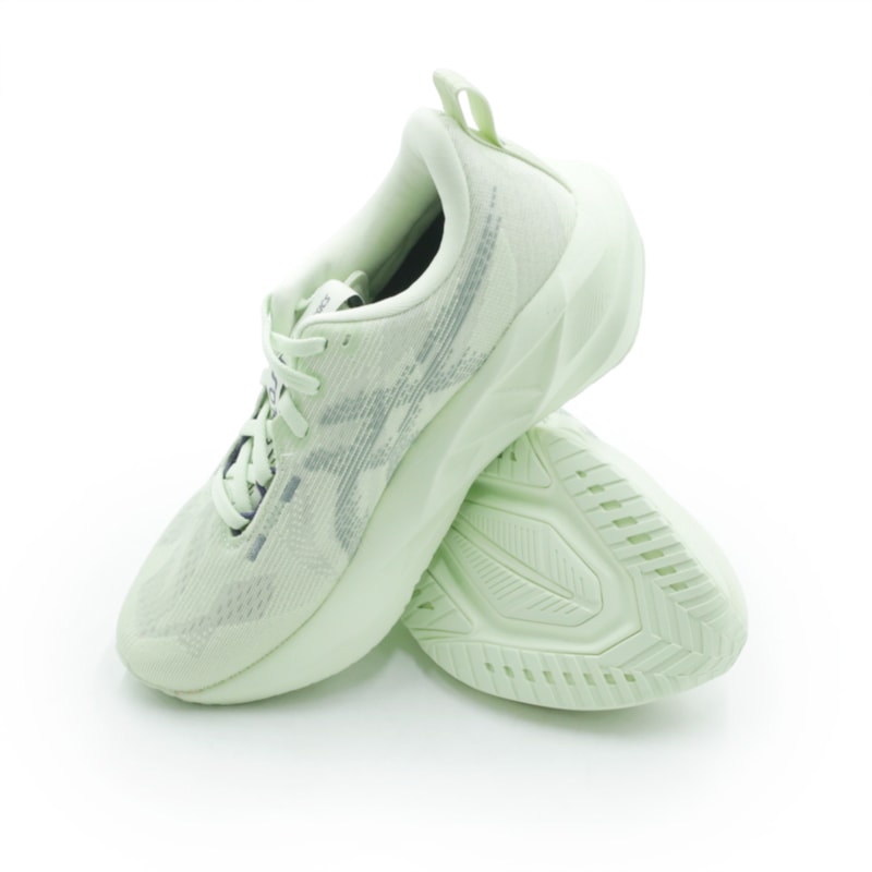TENIS FEMININO RUNNING ASICS NOVABLAST 5 1012B765 301VERDE