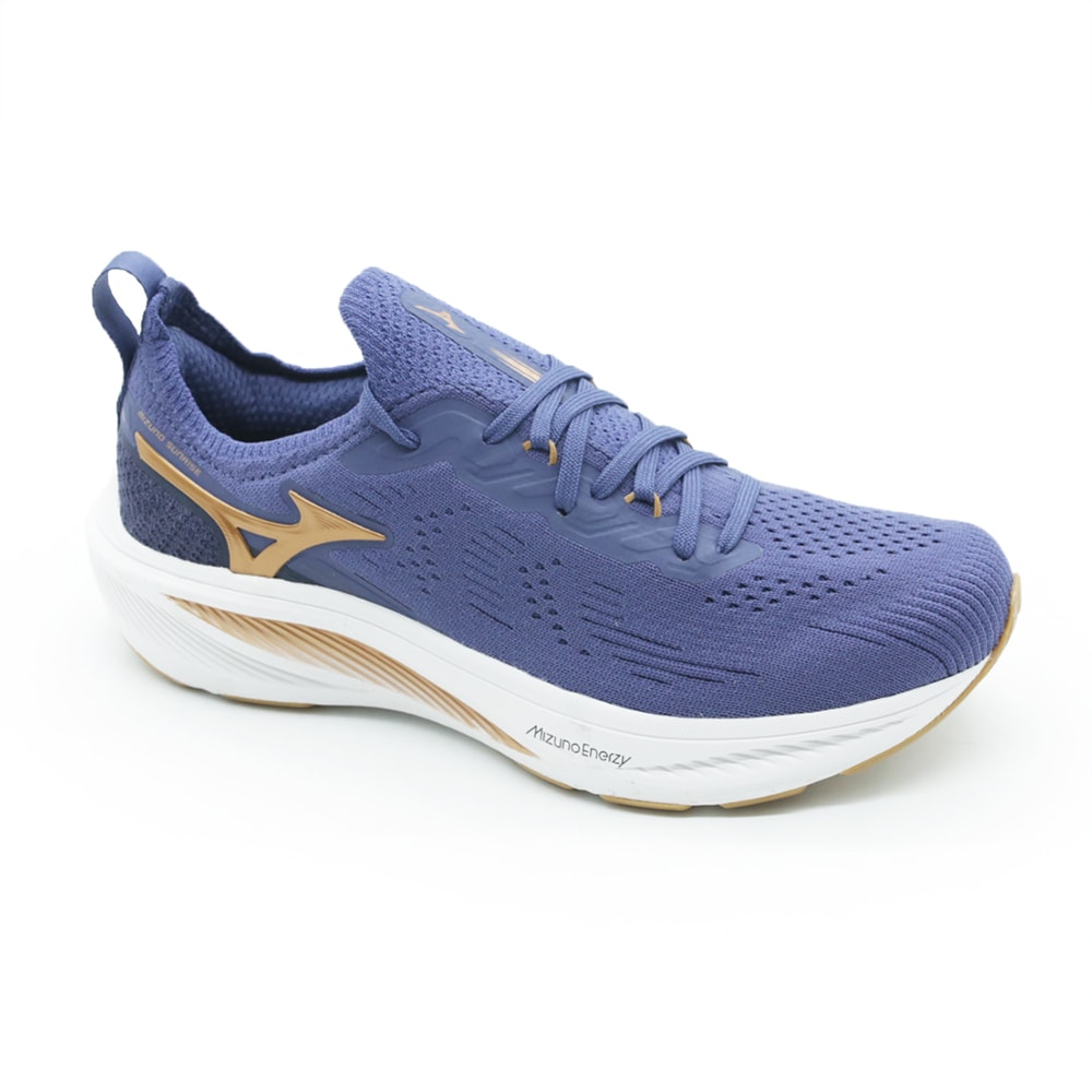 Tenis Mizuno Wave Rider 27 Perola/Cinza - 265978 - Anita Shoes Tenis Mizuno Wave Rider 27 Perola/Cinza - 265978 - Anita Shoes