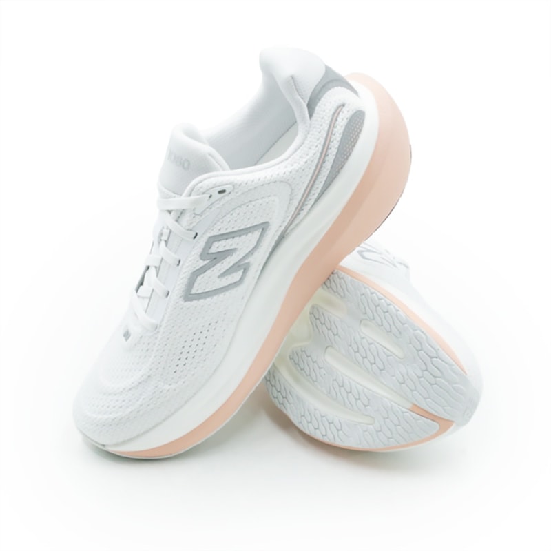 TENIS FEMININO RUNNING NEW BALANCE 1080 V15  W108037Y BRANCOCORAL