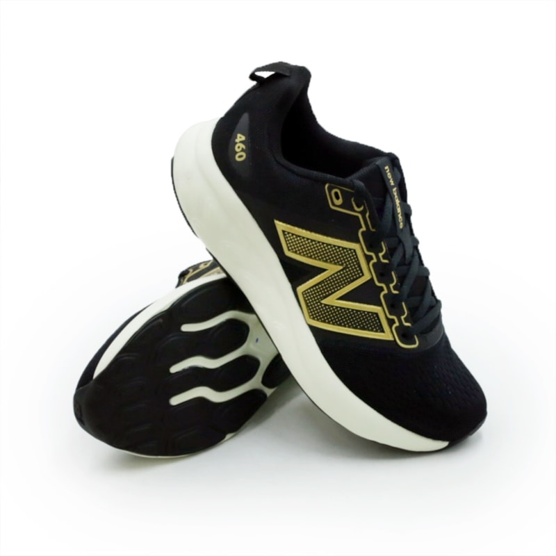 TENIS FEMININO RUNNING NEW BALANCE 460  W4608X5 PRETOOURO