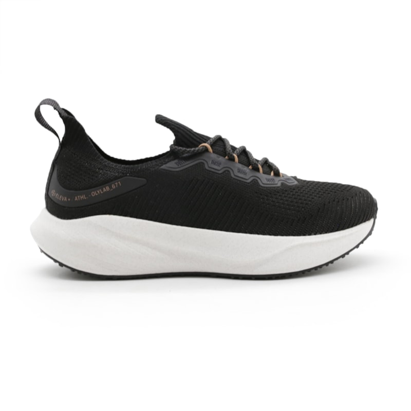 TENIS FEMININO RUNNING OLYMPIKUS 268 F PRETO.