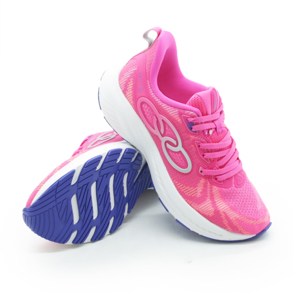TENIS FEMININO RUNNING OLYMPIKUS 43559375 AZALEIA - Anita Shoes