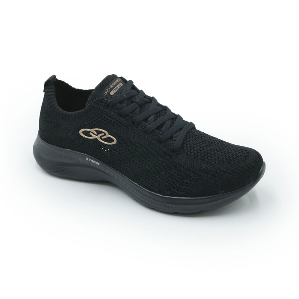 Tenis Olympikus Pride 3 Feminino Preto/Chumbo - 270073 - Anita Shoes