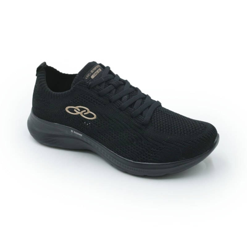 TENIS FEMININO RUNNING OLYMPIKUS 749 F PRETO