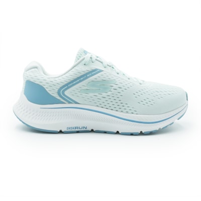 TENIS FEMININO RUNNING SKECHERS  128607BR MENTA.