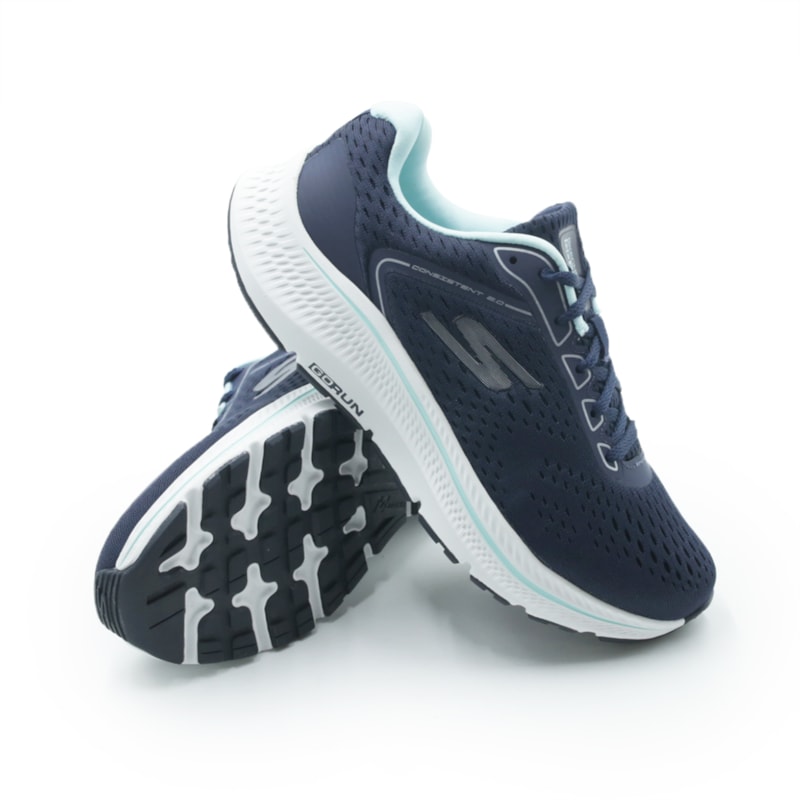 TENIS FEMININO RUNNING SKECHERS  128607BR MRHAZL