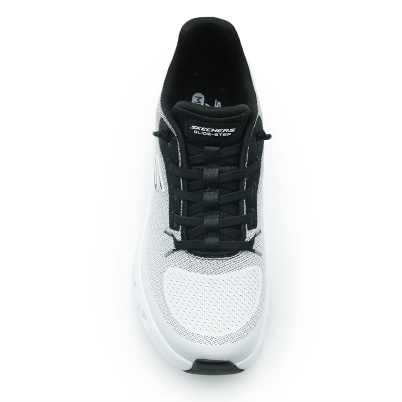 TENIS FEMININO RUNNING SKECHERS GLIDE-STEP  150437 WBK