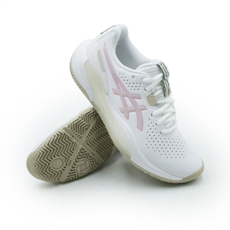TENIS FEMININO TEAM SPORTS ASICS GEL-CHALLE  1042A296P-102 102WHITEBUBBLEGUM