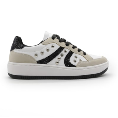 Tenis Ferrette Feminino Branco/Cinza - 282749