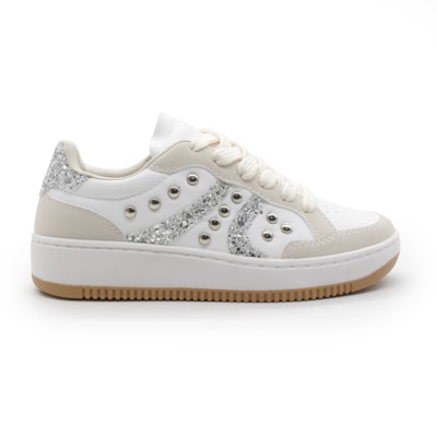 Tenis Ferrette Feminino Branco/Off - 282749