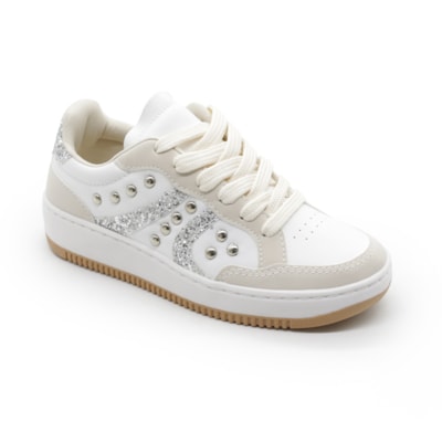 Tenis Ferrette Feminino Branco/Off - 282749