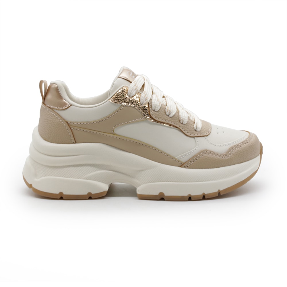 Tenis Ferrette Feminino Off Amendoa - 282748 - Anita Shoes