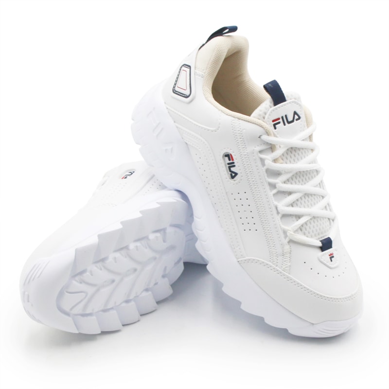 Tenis Fila Toga Masculino Branco/Marinho 265467 Anita Shoes