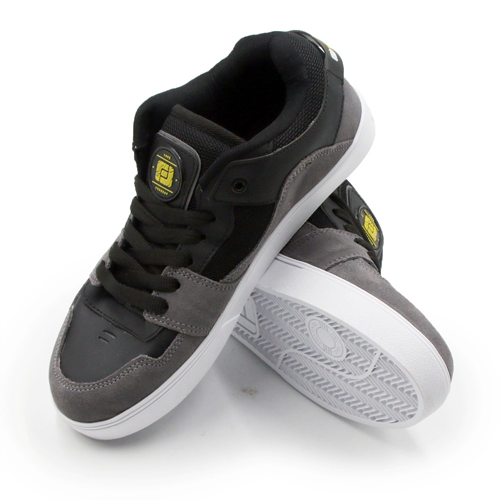 Tenis Freeday Rush Masculino Preto/Chumbo - 275718 - Anita Shoes