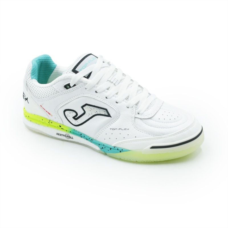 TENIS FUTEBOL INDOOR JOMA TOPFLEX RE  TORW2602IN BRANCO