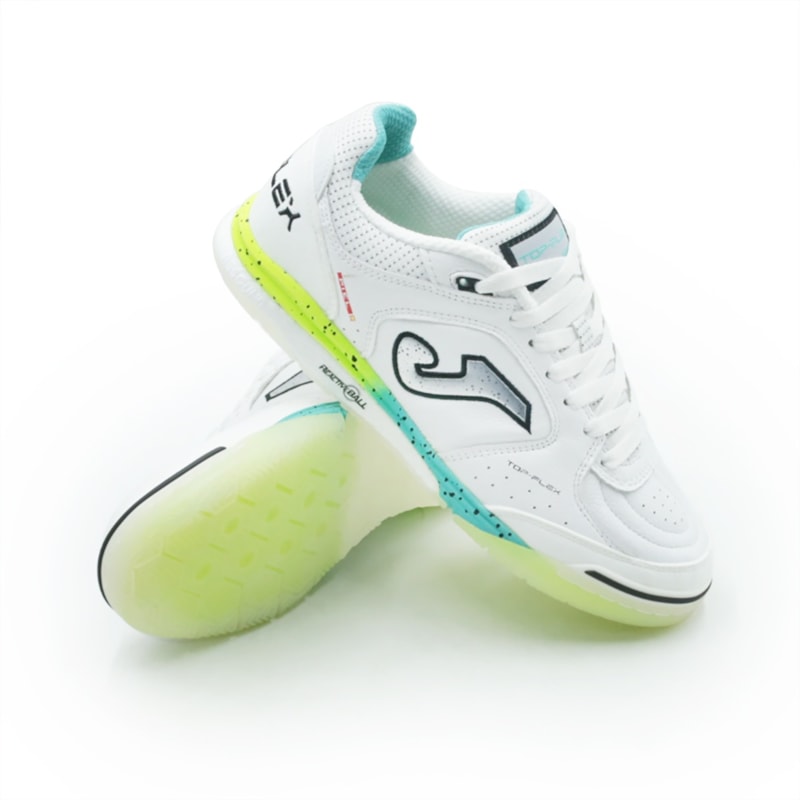TENIS FUTEBOL INDOOR JOMA TOPFLEX RE  TORW2602IN BRANCO