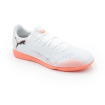 TENIS FUTEBOL INDOOR PUMA 10860601 WHITEBLACK