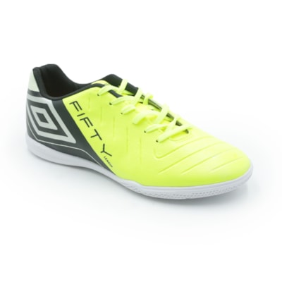 TENIS FUTEBOL INDOOR UMBRO FIFTY VI L U01FB00334 618LIMESILVER