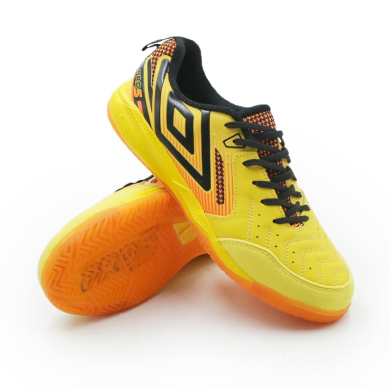 TENIS FUTEBOL INDOOR UMBRO PRO 5 BUMP  U03FB00509 616AMARELO