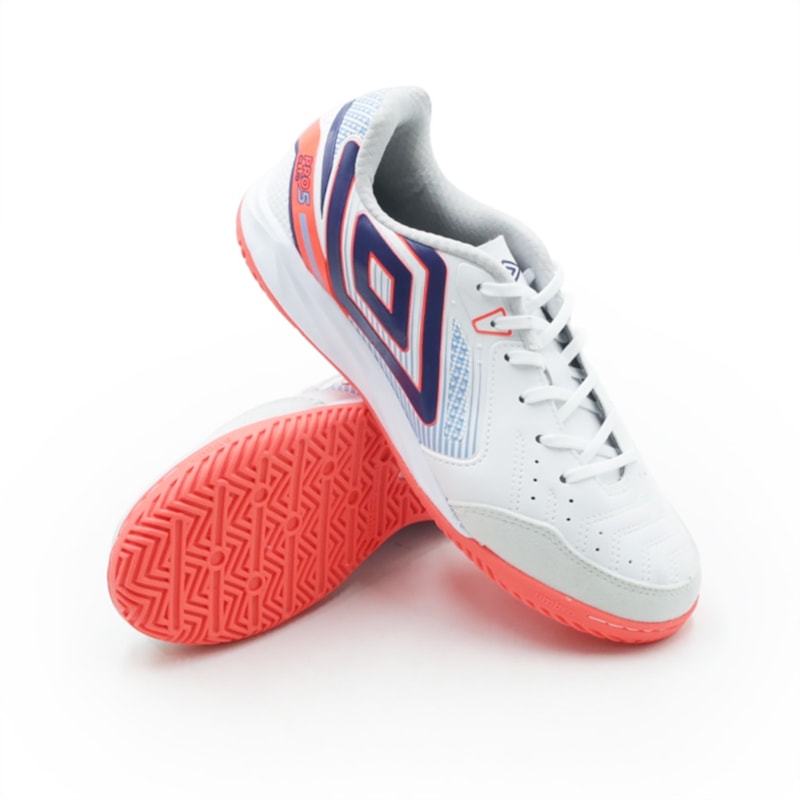 TENIS FUTEBOL INDOOR UMBRO PRO 5 BUMP  U03FB00524 207BRANCO