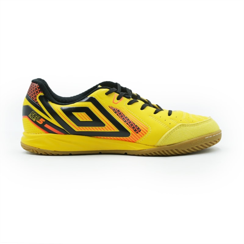 TENIS FUTEBOL INDOOR UMBRO PRO 5 BUMP  U03FB00524 616AMARELO