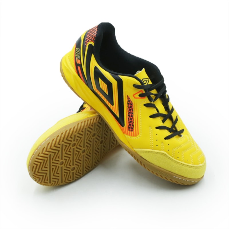 TENIS FUTEBOL INDOOR UMBRO PRO 5 BUMP  U03FB00524 616AMARELO