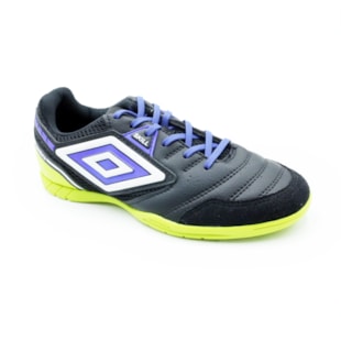 TENIS FUTEBOL INDOOR UMBRO  U03FB00309163 BLACKLIME