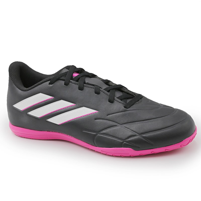 Tenis Futsal Adidas Copa Pure 4 Preto/Pink - 263005