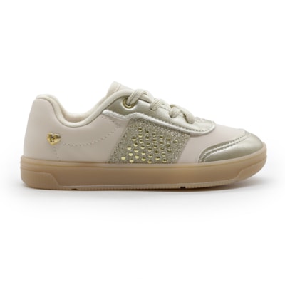 Tenis Kidy Infantil Marfim/Ouro - 284233