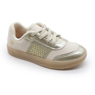 Tenis Kidy Infantil Marfim/Ouro - 284233