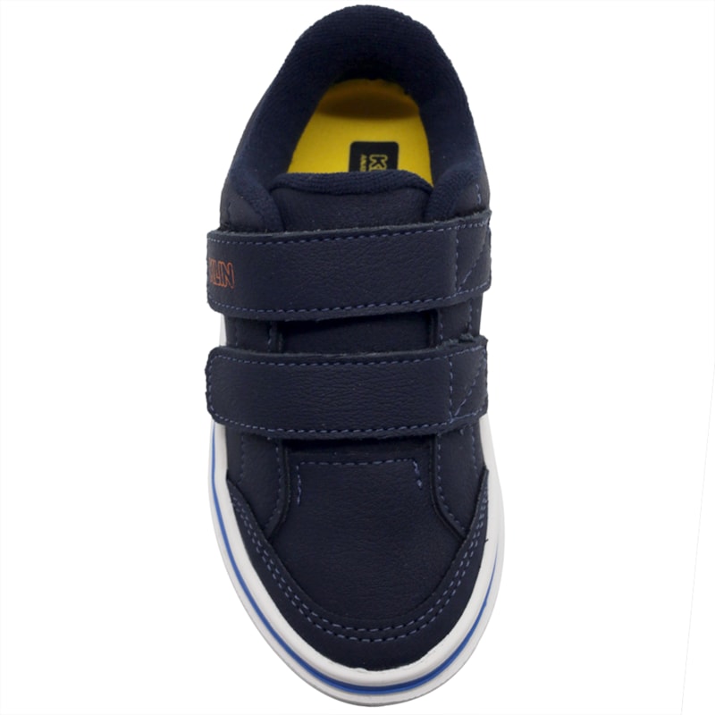 Tenis Klin Infantil Marinho/Laranja - 281916