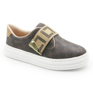 Tenis Luz Da Lua Feminino Mocca/Amendoa - 262308