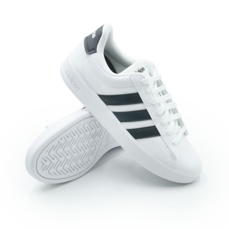 TENIS MASCULINO CASUAL ADIDAS GRAND COUR  KJ7814 FTWWHTCBLACKFTWWHT