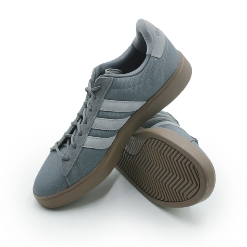 TENIS MASCULINO CASUAL ADIDAS GRAND COURT 2.0 JS1702 GREFIV/GRETHR/GUM5