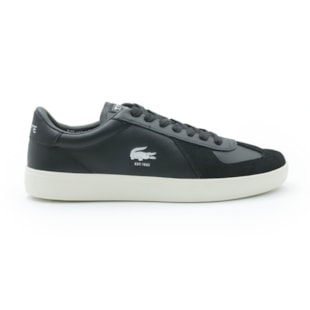 TENIS MASCULINO CASUAL LACOSTE  49SMA0063 PRETO.