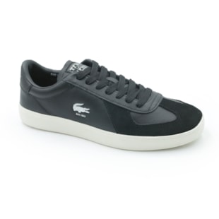 TENIS MASCULINO CASUAL LACOSTE  49SMA0063 PRETO.