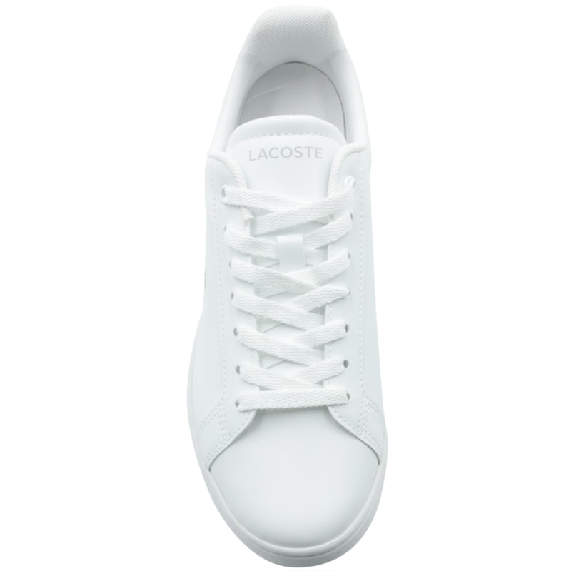 TENIS MASCULINO CASUAL LACOSTE CARNABY PRO 49SMA0110BR 21G WHTWHT
