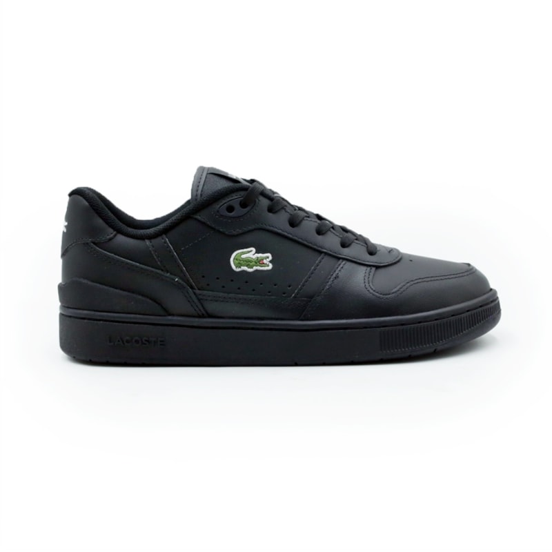 TENIS MASCULINO CASUAL LACOSTE T-CLIP 48SMA0031BR 02HBLKBLK
