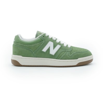 TENIS MASCULINO CASUAL NEW BALANCE 480 LOW BB480 HEDDARKALPINEGREEN