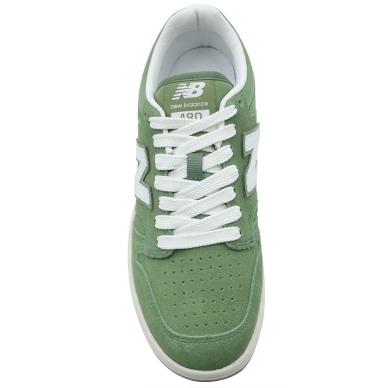 TENIS MASCULINO CASUAL NEW BALANCE 480 LOW BB480 HEDDARKALPINEGREEN