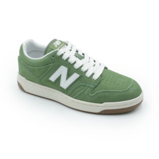 TENIS MASCULINO CASUAL NEW BALANCE 480 LOW BB480 HEDDARKALPINEGREEN